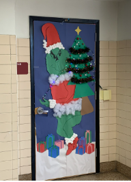 Transforming the plain wooden doors we all know into extravagant entrances was a fun and engaging way to kick off the holiday season. 