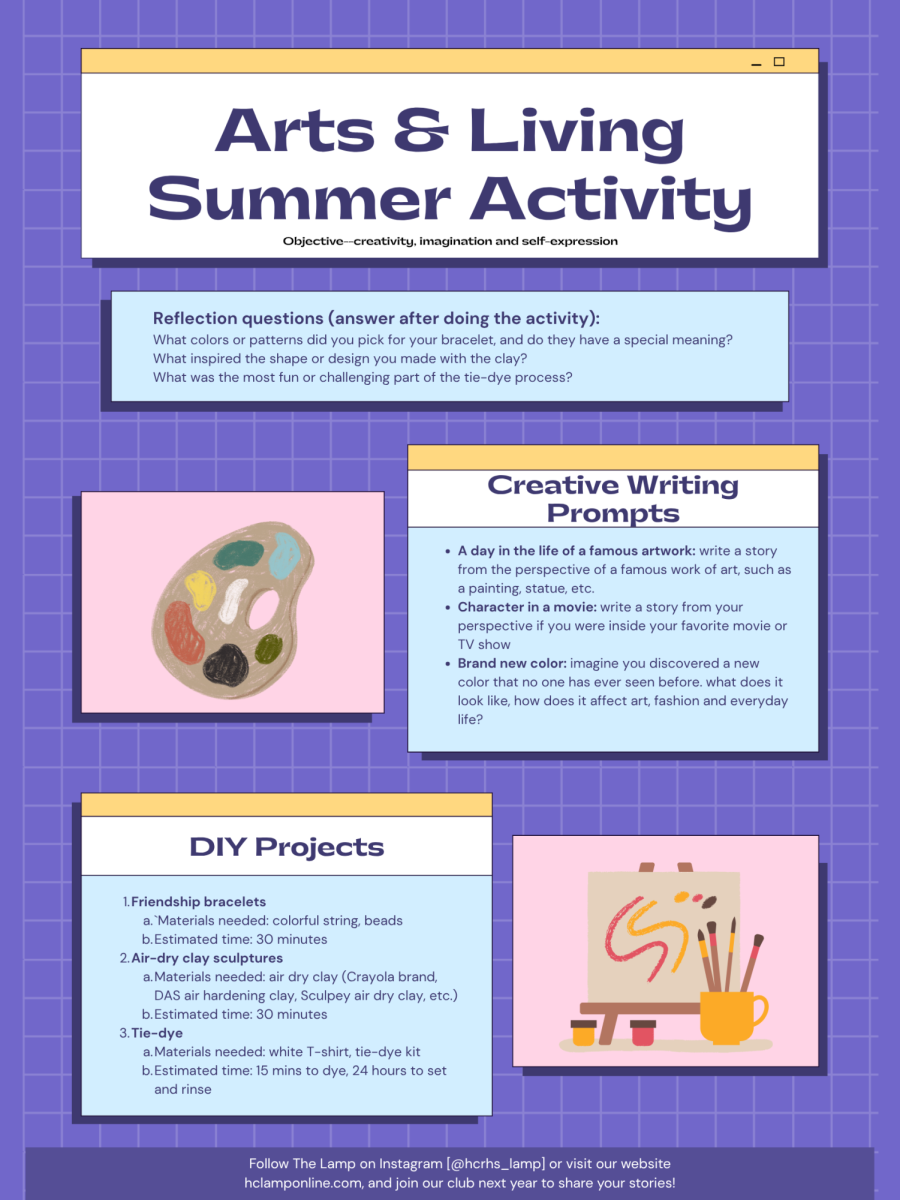 Arts & Living Summer Activity