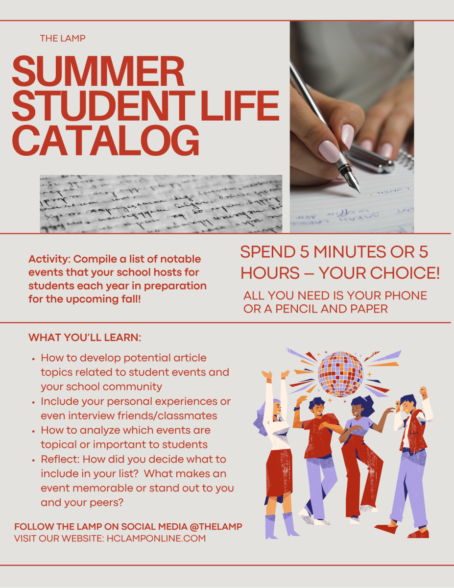 Student Life Summer Activity